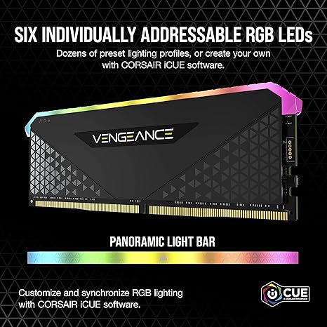 Corsair Vengeance RGB RS 8GB DDR4 3200MHz C18 RAM Corsair Vengeance RGB RS 8GB DDR4 3200MHz C18 RAM